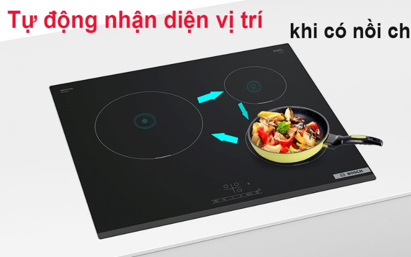 Bếp từ Bosch PID775HC1E seri 8 với khả năng nhận diện đáy nồi tự động, tiết kiệm năng lượng tối ưu Bếp từ Bosch PID775HC1E seri 8 với khả năng nhận diện đáy nồi tự động, tiết kiệm năng lượng tối ưu