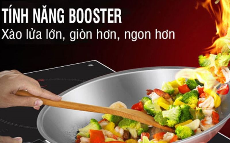 Tính năng Booster nấu nướng nhanh hơn, thơm giòn hơn Tính năng Booster nấu nướng nhanh hơn, thơm giòn hơn
