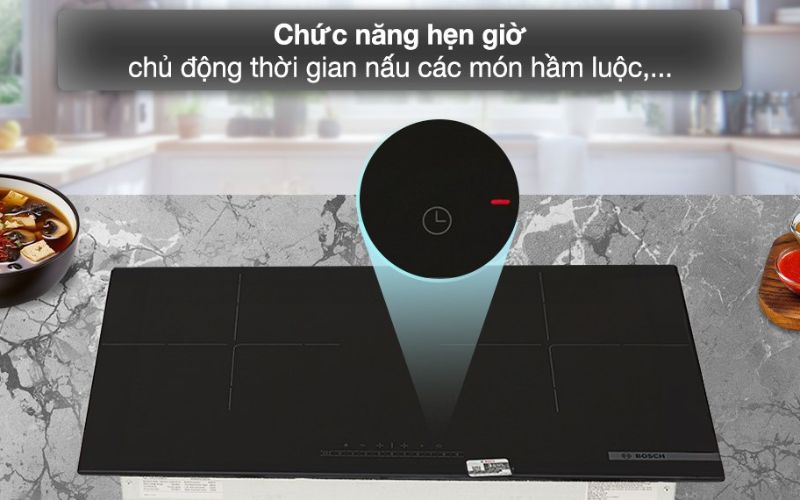 Tính năng hẹn giờ quản lý thời gian nấu linh hoạt, tiện lợi