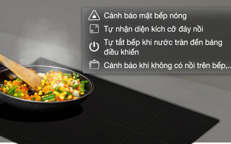  Các tính năng nổi bật nâng cao hiệu quả nấu nướng, đảm bảo an toàn hơn