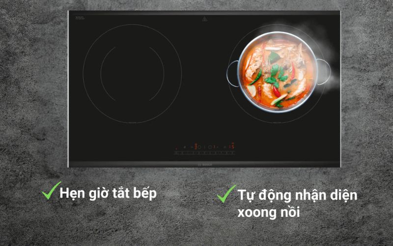 Bosch PPI82566VN tự nhận diện nồi nấu, tiết kiệm điện và tối ưu hóa hiệu suất nấu ăn Bosch PPI82566VN tự nhận diện nồi nấu, tiết kiệm điện và tối ưu hóa hiệu suất nấu ăn