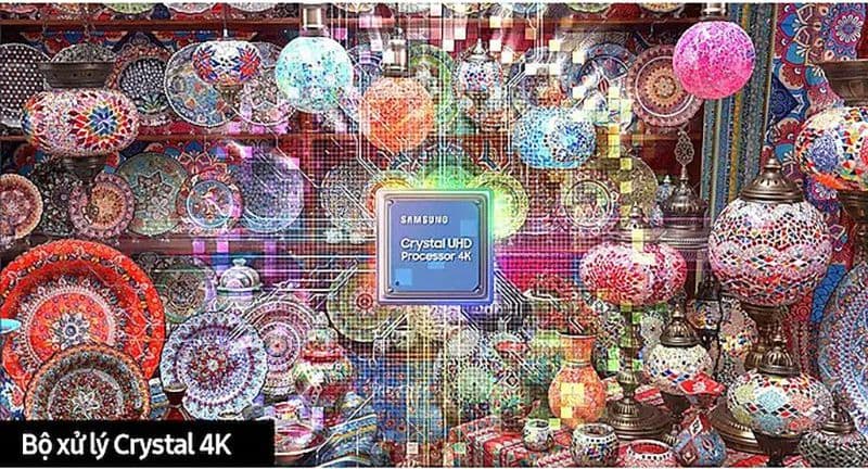Tivi Samsung 50 inch Crystal UHD 4K có độ phân giải cao