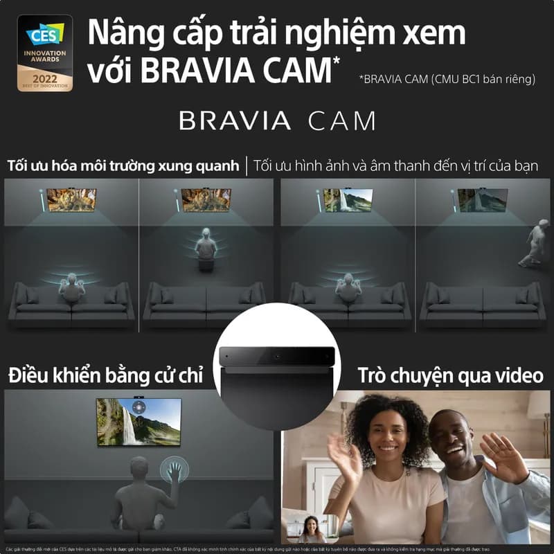Tivi Sony giúp nâng cấp trải nghiệm thú vị với BRAVIA CAM Tivi Sony giúp nâng cấp trải nghiệm thú vị với BRAVIA CAM
