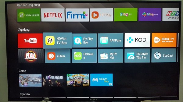 Cách chơi game trên tivi Sony Bravia thật đơn giản Cách chơi game trên tivi Sony Bravia thật đơn giản