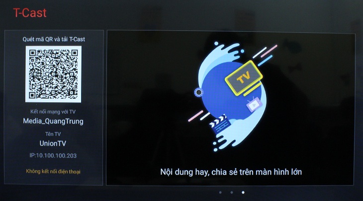 Điều khiển tivi tcl bằng điện thoại
