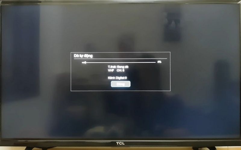 Bước 5: Chờ khoảng 3-5 phút cho quá trình dò kênh hoàn tất. Bước 5: Chờ khoảng 3-5 phút cho quá trình dò kênh hoàn tất.