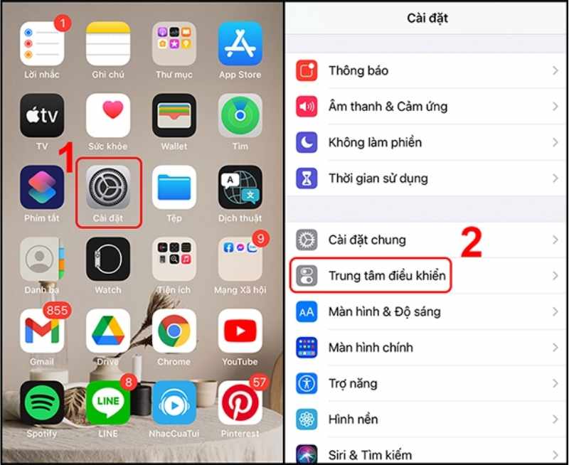 Cách quay màn hình điện thoại Iphone