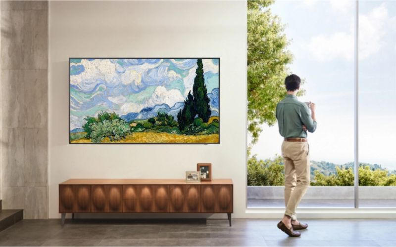 Samsung QA55LS03D 55 inch tái hiện màu sắc hoàn hảo nhờ DCI-P3 Color Volume Samsung QA55LS03D 55 inch tái hiện màu sắc hoàn hảo nhờ DCI-P3 Color Volume