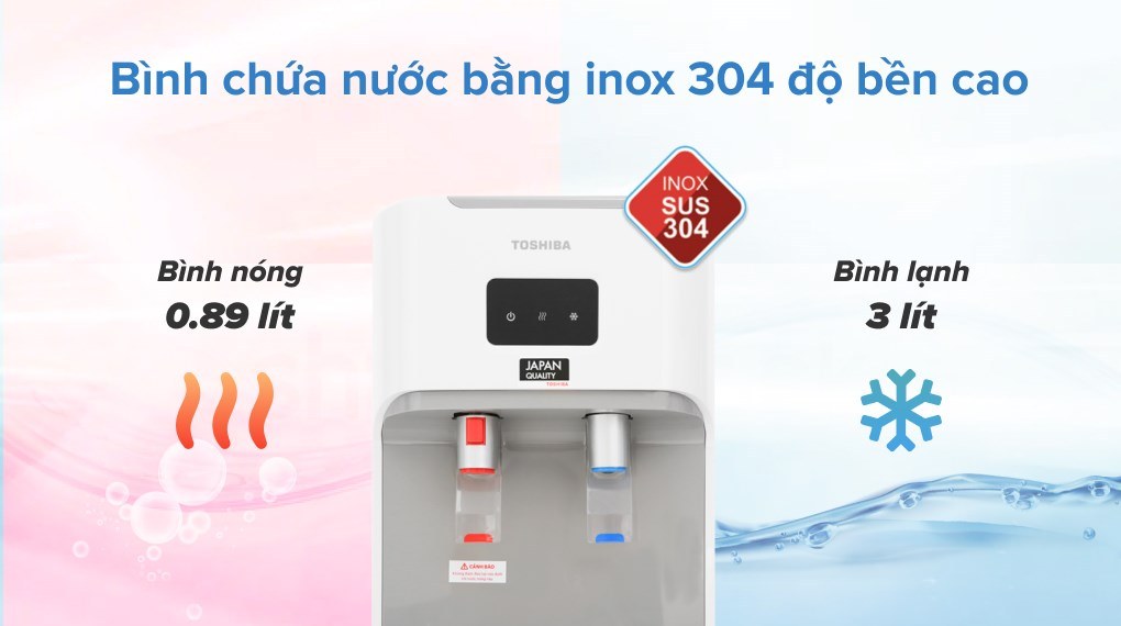Bình chứa lớn Inox 304 thoải mái sử dụng, an toàn sức khỏe
