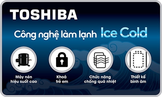 Công nghệ Ice Cold, máy nén Block có khả năng làm lạnh nhanh và sâu