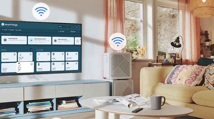 Chiếc One Remote kèm các ứng dụng liên kết tạo nhiều thuận tiện cho người dùng trong việc sử dụng tivi