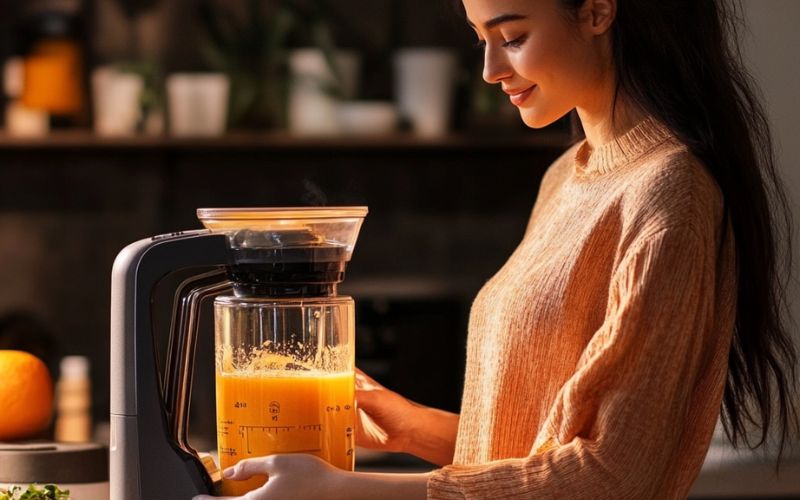 Máy xay/máy ép hỗ trợ chế biến đồ uống bổ dưỡng mỗi ngày