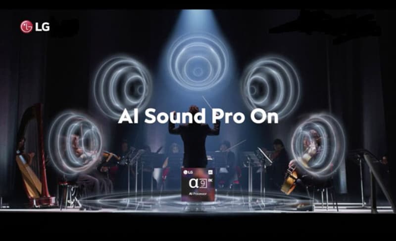 AI Sound Pro sử dụng trí tuệ nhân tạo để tối ưu âm thanh theo nội dung trình chiếu