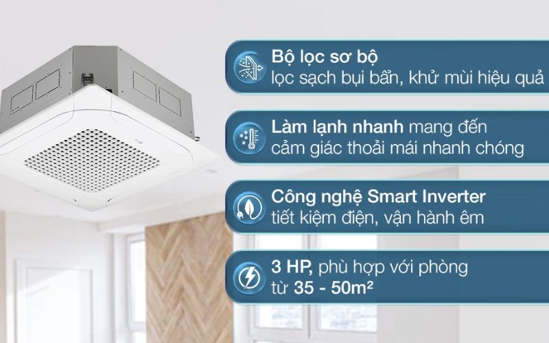 LG Inverter 3 HP ZTNQ30GNLE0 là lựa chọn đáng cân nhắc cho không gian hiện đại LG Inverter 3 HP ZTNQ30GNLE0 là lựa chọn đáng cân nhắc cho không gian hiện đại