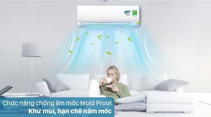 Điều hòa Daikin 18000BTU 2 chiều Inverter FTHF50VVMV/RHF50VVMV