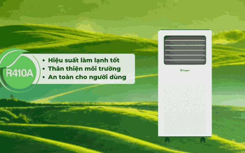    Điều hòa di động 9000BTU PC09TL33 dễ dàng di chuyển trong không gian với 4 bánh xe chắc chắn.