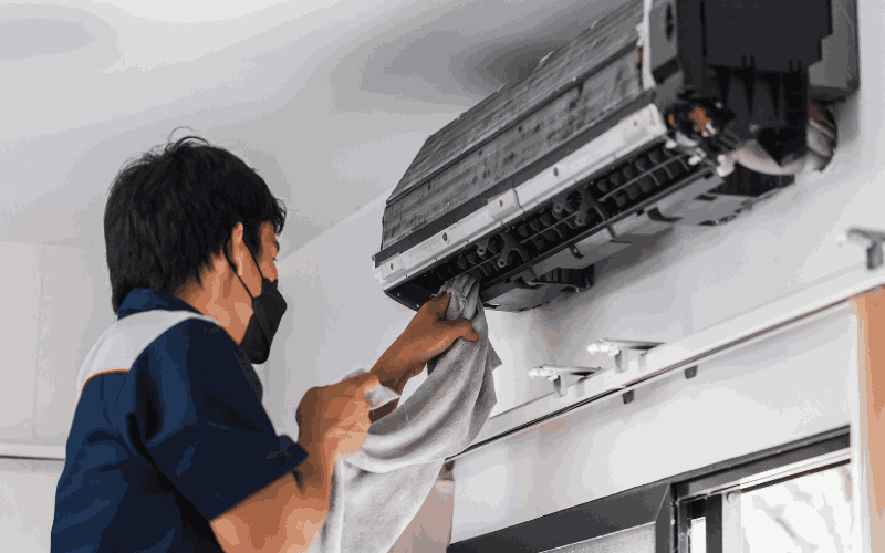 Điều hòa bị chảy nước làm máy lạnh không được mát Điều hòa bị chảy nước làm máy lạnh không được mát