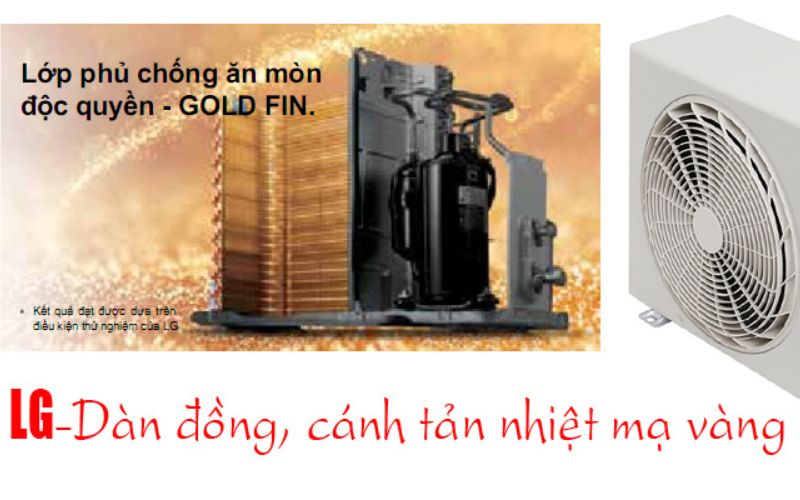 Dàn đồng, cánh tản nhiệt mạ vàng mang lại độ bền bỉ theo thời gian  Dàn đồng, cánh tản nhiệt mạ vàng mang lại độ bền bỉ theo thời gian
