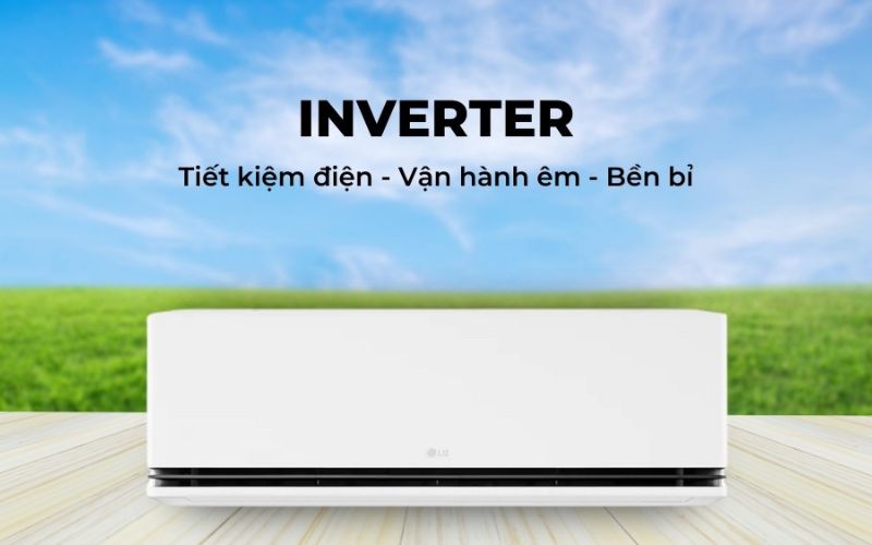  Công nghệ Inverter làm lạnh nhanh hơn 40%, tiết kiệm 70% điện năng