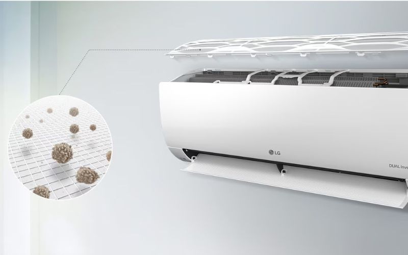 Chức năng tự làm sạch dàn lạnh cho không khí lạnh luôn trong lành, tinh khiết  Chức năng tự làm sạch dàn lạnh cho không khí lạnh luôn trong lành, tinh khiết