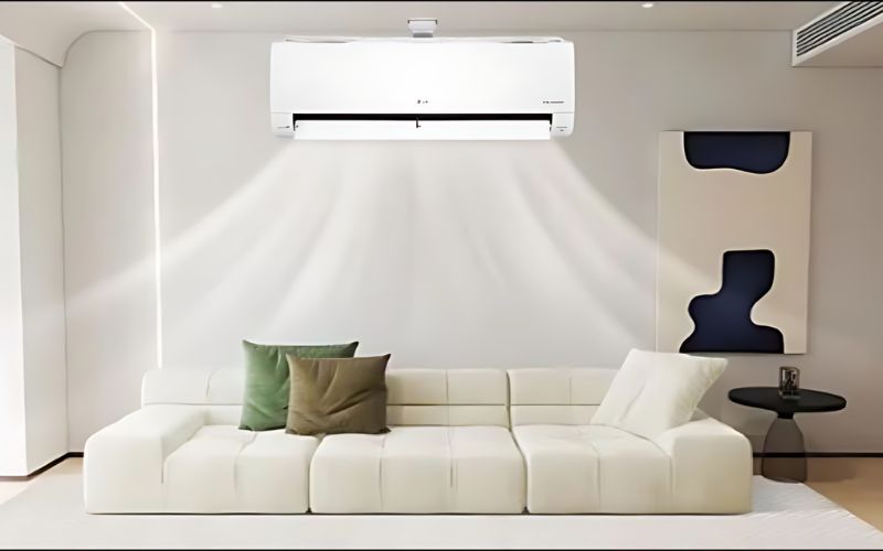 Dòng điều hòa treo tường LG rất phổ biến trong các ngôi nhà Việt
