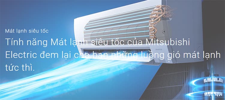 Điều hòa Mitsubishi Electric 1 chiều 9000BTU MS-JS25VF Điều hòa Mitsubishi Electric 1 chiều 9000BTU MS-JS25VF