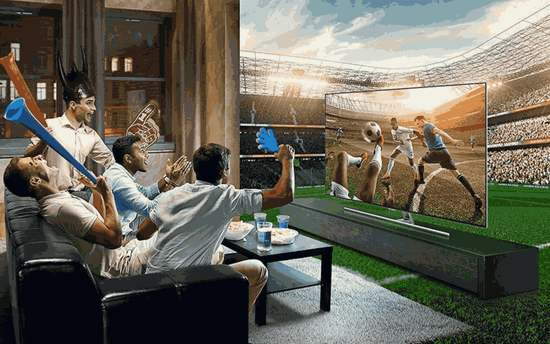  Một chiếc Tivi màn hình lớn sẽ nâng tầm trải nghiệm giải đấu Euro 2024 của bạn
