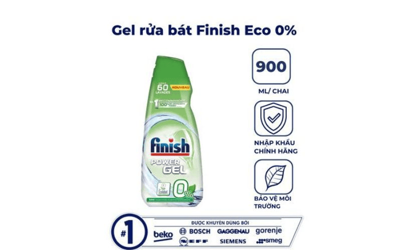 Gel rửa bát Finish chuyên dụng cho nhiều dòng máy rửa chén Gel rửa bát Finish chuyên dụng cho nhiều dòng máy rửa chén