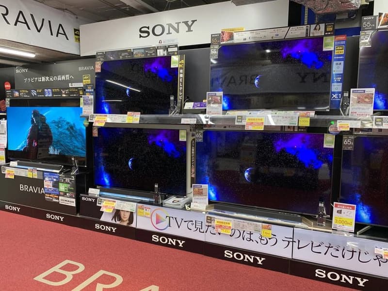 Kích thước màn hình của Tivi Sony rất đa dạng, phổ biến từ 43 đến 75 inch Kích thước màn hình Tivi Sony đa dạng