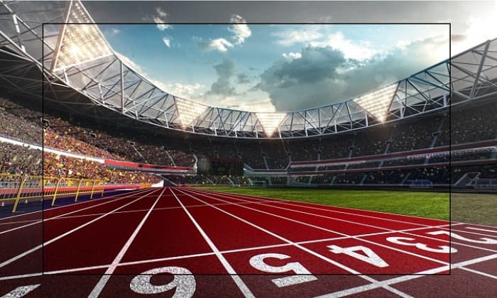 Góc xem rộng cho phép thưởng thức các trận bóng đỉnh cao với màu sắc sống động trung thực bất kể bạn ngồi ở đâu.