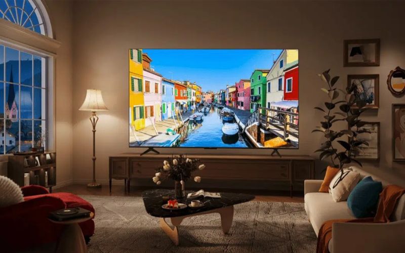 Thiết kế tối tân, kích thước 55 inch nâng tầm mọi không gian giải trí