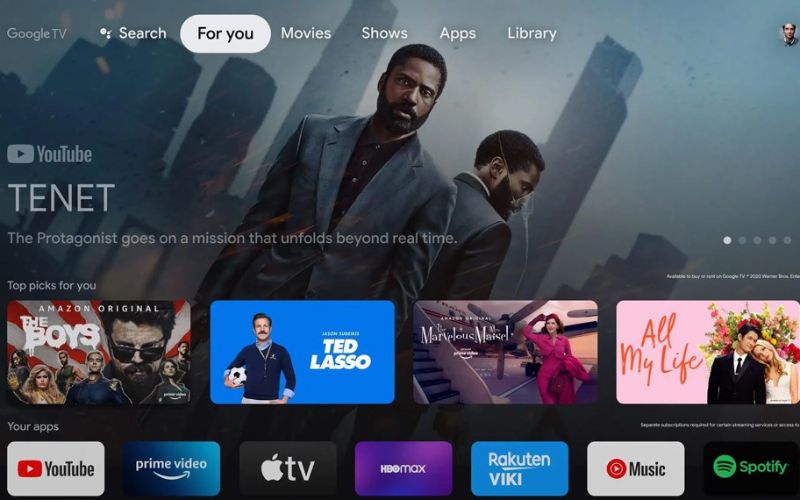 Hệ điều hành Google TV cho bạn giải trí bất tận cùng với gia đình