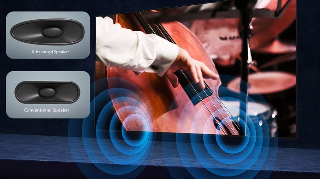 Công nghệ Dolby Atmos - X-Balanced Speaker tái tạo âm thanh siêu thực, mạnh mẽ  Công nghệ Dolby Atmos - X-Balanced Speaker tái tạo âm thanh siêu thực, mạnh mẽ