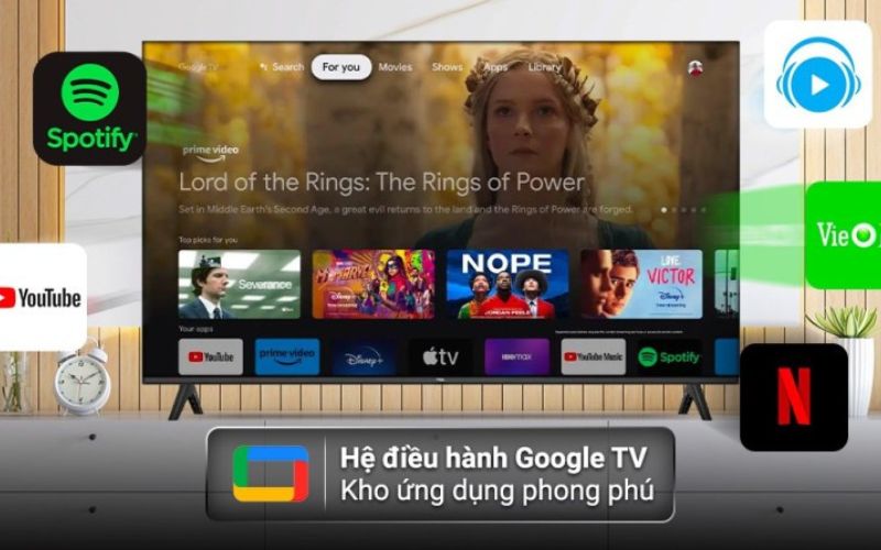 Hệ điều hành Google TV cho bạn thỏa sức truy cập vào nội dung yêu thích   Hệ điều hành Google TV cho bạn thỏa sức truy cập vào nội dung yêu thích