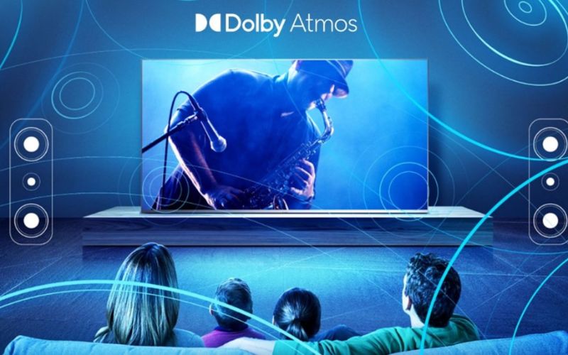  Hệ thống 2 loa 30W, công nghệ Dolby Atmos cho âm thanh mạnh mẽ, vang dội