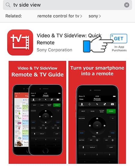 Hướng dẫn điều khiển tivi sony bằng điện tho���i Iphone