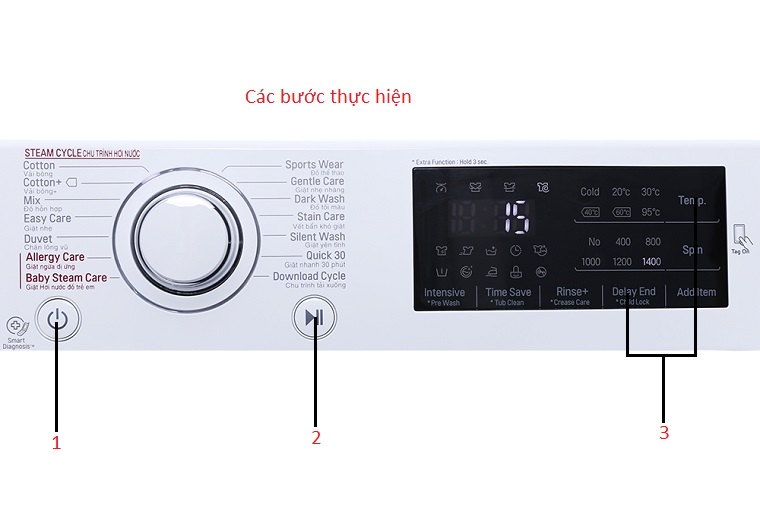 Hướng dẫn sử dụng máy giặt LG FC1408S4W2 Hướng dẫn sử dụng máy giặt LG FC1408S4W2
