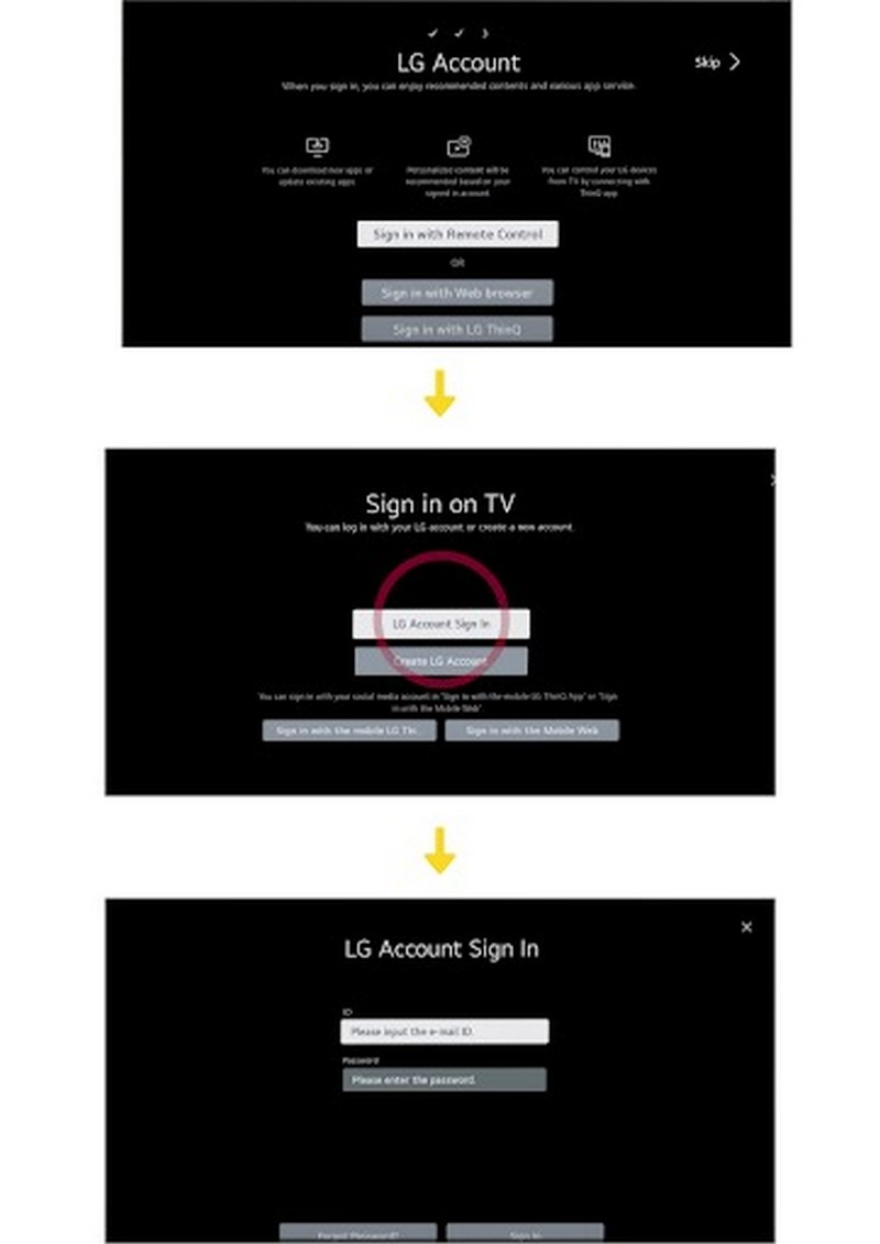 Hướng dẫn sử dụng Tivi LG
