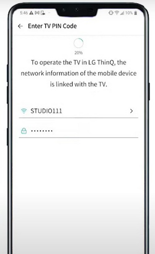 Nhập tên mạng và mật khẩu