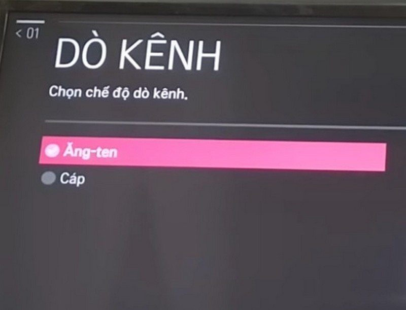 Hướng dẫn dò lại kênh trên Tivi LG