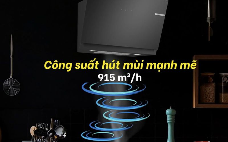 Khả năng hút mạnh mẽ 432 m3/h cho không khí làm sạch nhanh chóng Khả năng hút mạnh mẽ 432 m3/h cho không khí làm sạch nhanh chóng