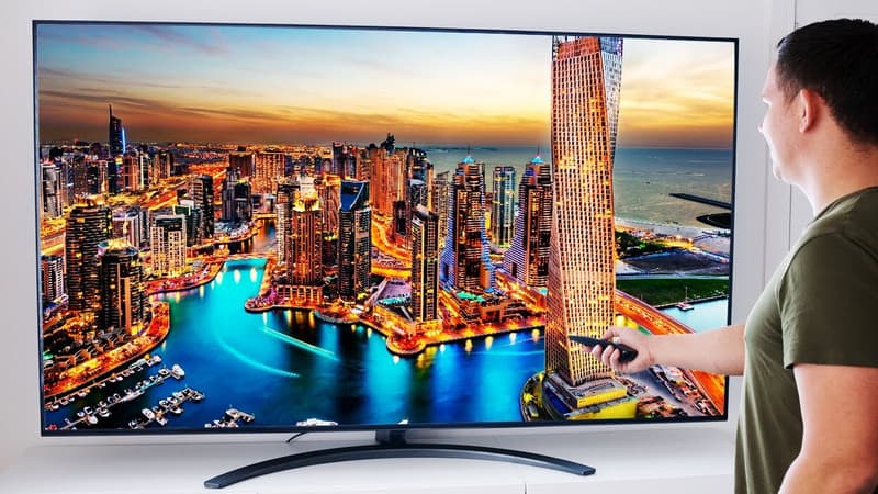 Tivi LG QNED 75 inch - chất lượng hình ảnh cao ở mọi góc độ