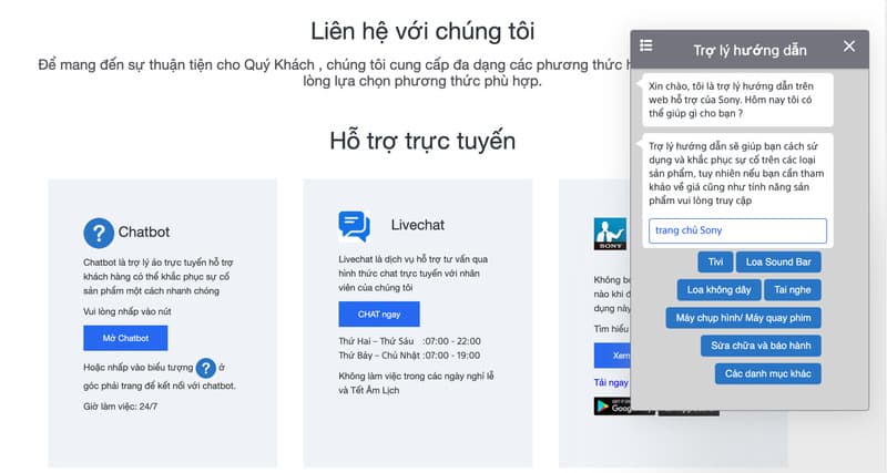 Liên hệ trực tiếp với đơn vị chăm sóc khách hàng qua địa chỉ website Đơn vị chăm sóc khách hàng