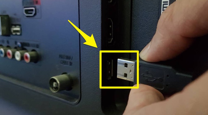 kết nối chuột không dây với tivi sony 1
