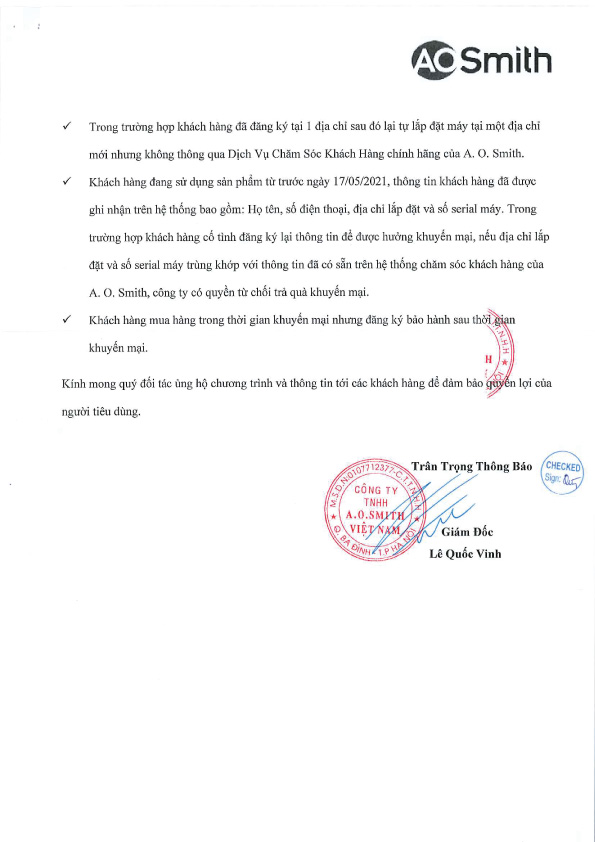 Khuyến mại lớn của AO Smith 2021 khi mua máy lọc không khí, máy lọc nước Khuyến mại lớn của AO Smith 2021 khi mua máy lọc không khí, máy lọc nước