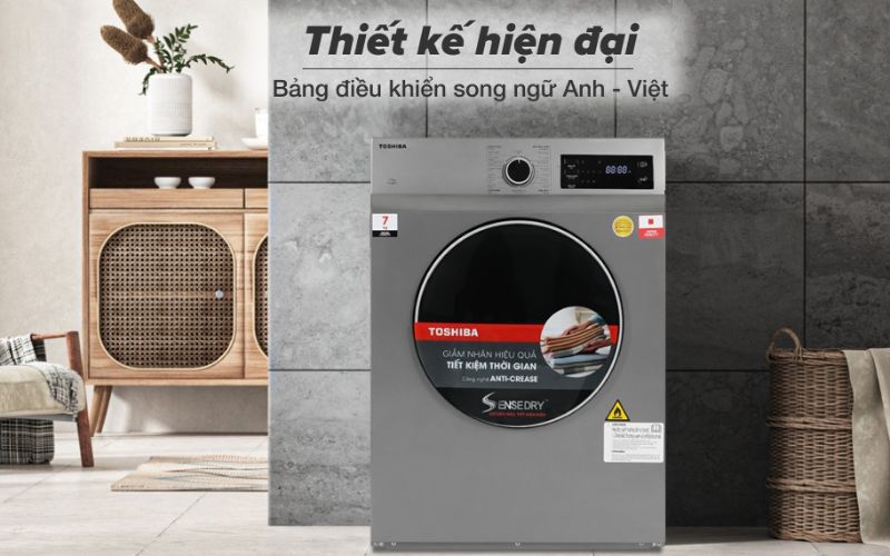  Máy sấy Toshiba TD-H80SEV(SK) sở hữu nhiều công nghệ, tính năng sấy tiên tiến