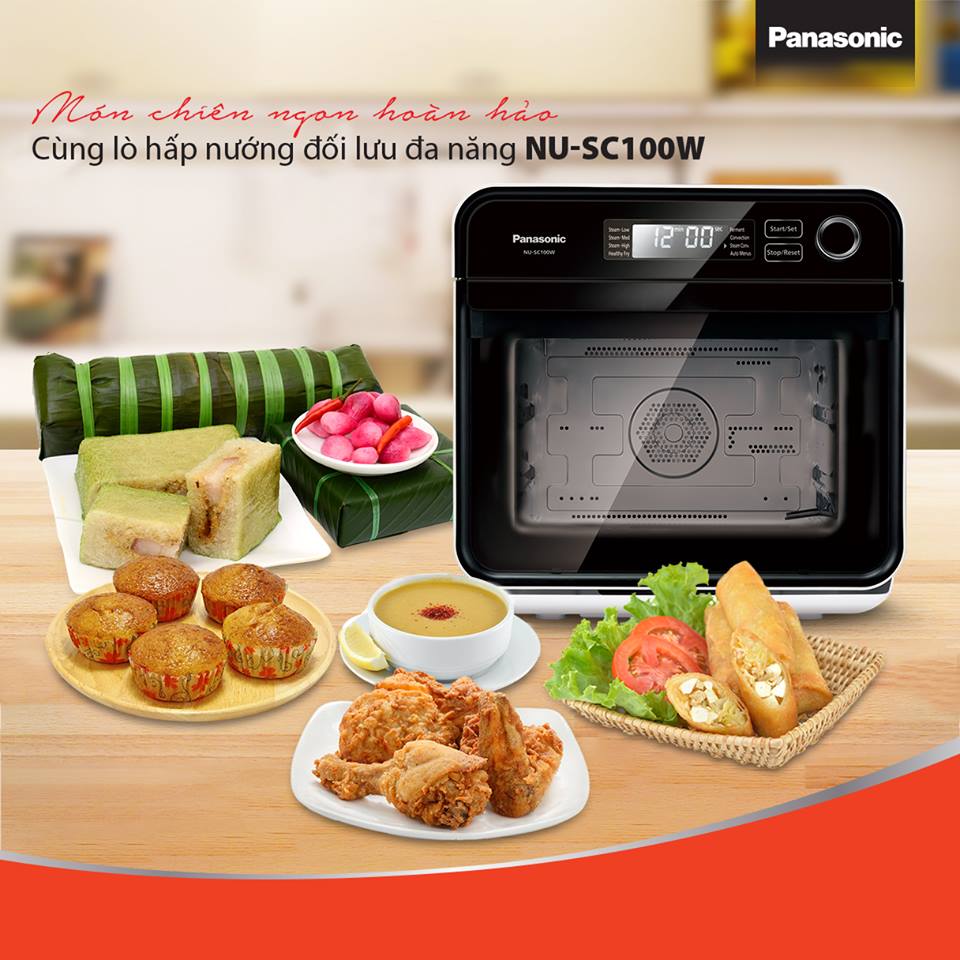 Lò nướng đối lưu Panasonic 15 Lít NU-SC100WYUE