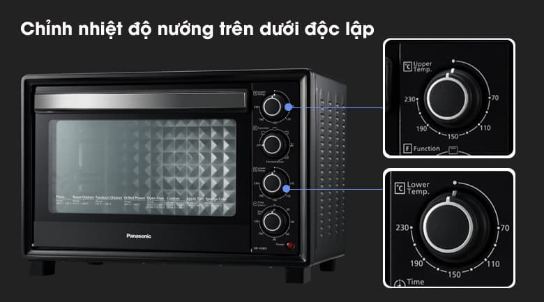Lò nướng Panasonic NB-H3801KRA 38 Lít Lò nướng Panasonic NB-H3801KRA 38 Lít
