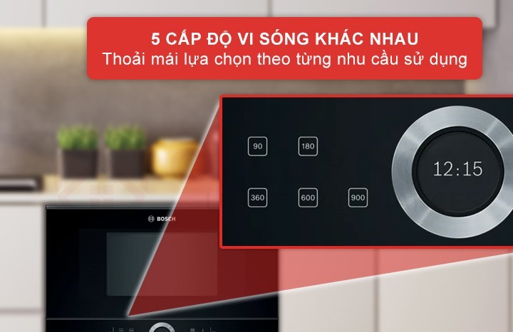 5 cấp độ khác nhau chế biến, hâm nóng, rã đông siêu nhanh 5 cấp độ khác nhau chế biến, hâm nóng, rã đông siêu nhanh