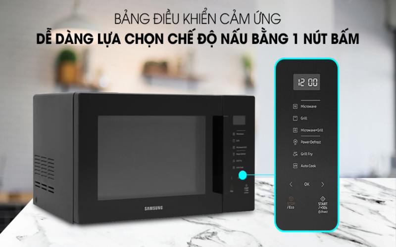 Bảng điều khiển cảm ứng thông minh dễ dàng tùy chỉnh các chức năng